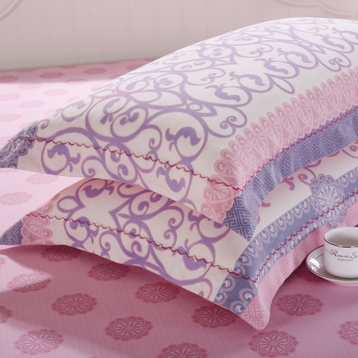 91家纺网 家纺一手货源 找家纺 威克凯丽 2023新款全棉活性生态磨毛四件套柔汐