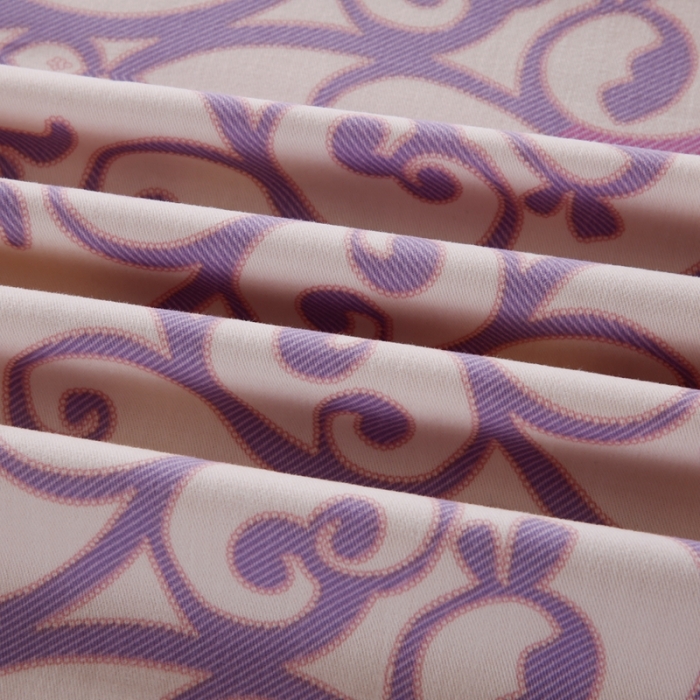 91家纺网 家纺一手货源 找家纺 威克凯丽 2023新款全棉活性生态磨毛四件套柔汐