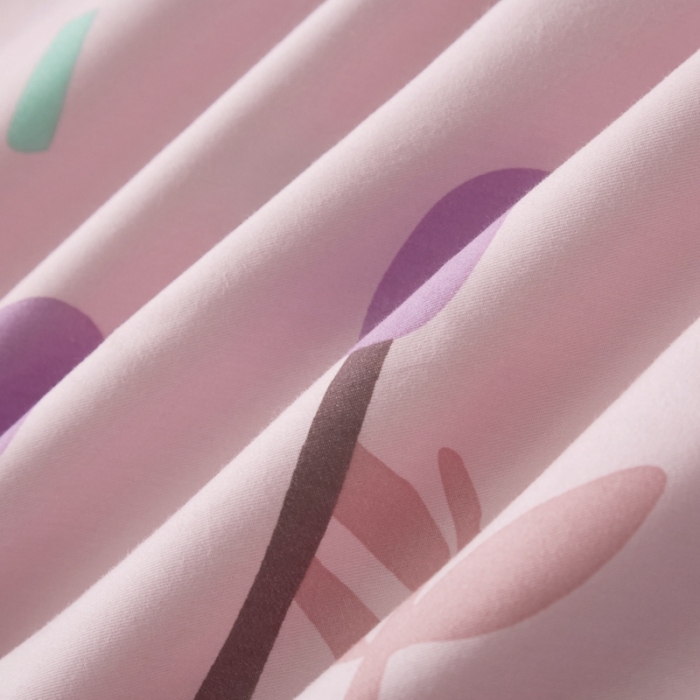 91家纺网 家纺一手货源 找家纺 威克凯丽 2023新款全棉活性生态磨毛四件套羊咩咩