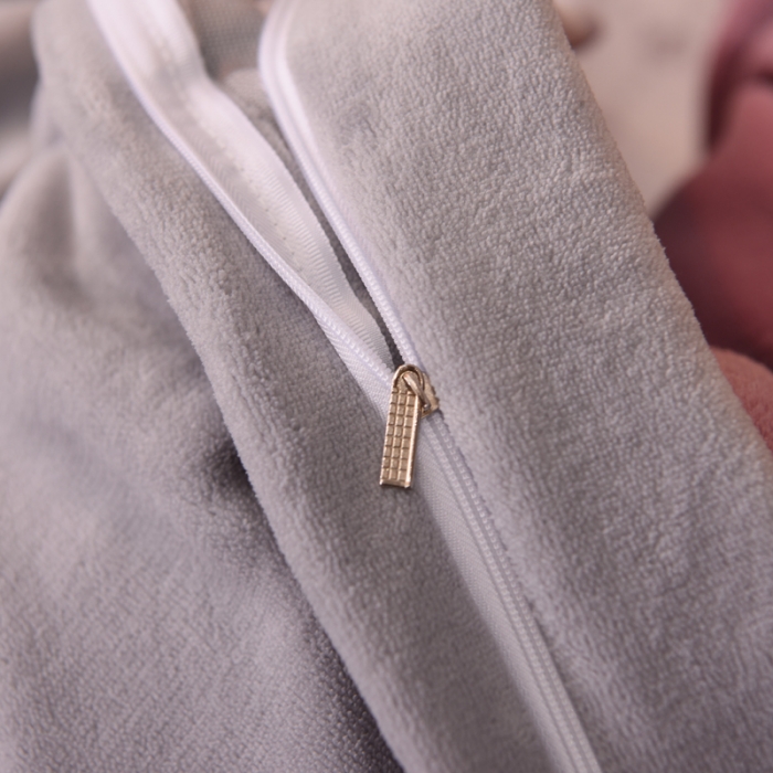 91家纺网 家纺一手货源 找家纺 欧冠 2021新款丁香花暖绒刺绣四件套 栀子花-永恒豆沙