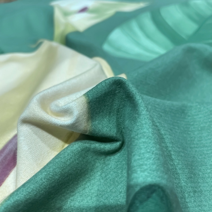 91家纺网 家纺一手货源 找家纺 金爱家 2021新款大版磨毛条格简约四件套空谷幽兰