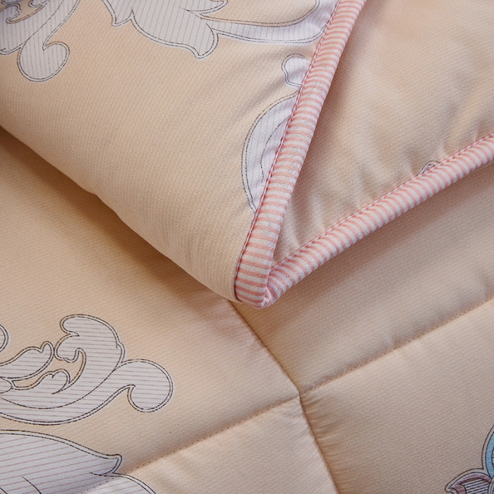 91家纺网 家纺一手货源 找家纺 欧雅搁 2025印花暖绒秋冬被春秋被子加厚被芯空调被学生宿舍 北欧-玉