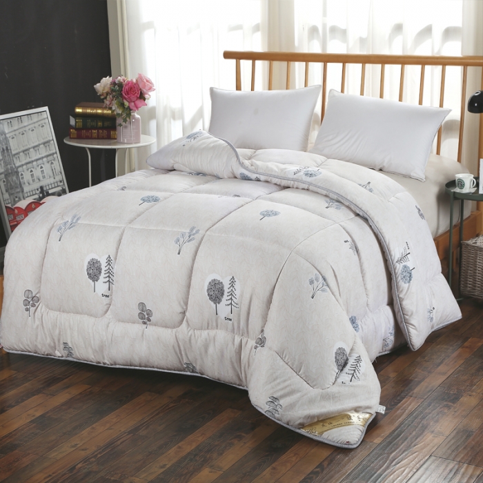 91家纺网 家纺一手货源 找家纺 欧雅搁 2025印花暖绒秋冬被春秋被子加厚被芯空调被学生宿舍 丛林之恋