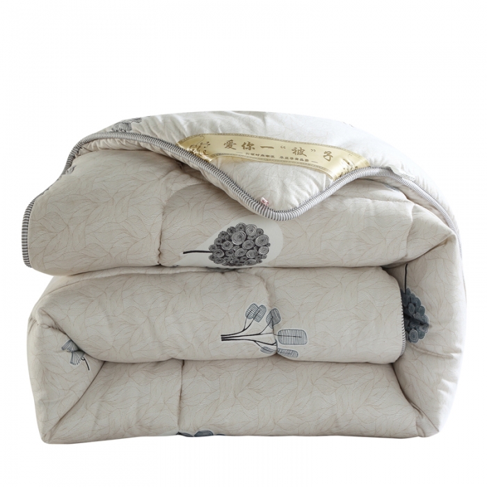 91家纺网 家纺一手货源 找家纺 欧雅搁 2025印花暖绒秋冬被春秋被子加厚被芯空调被学生宿舍 丛林之恋