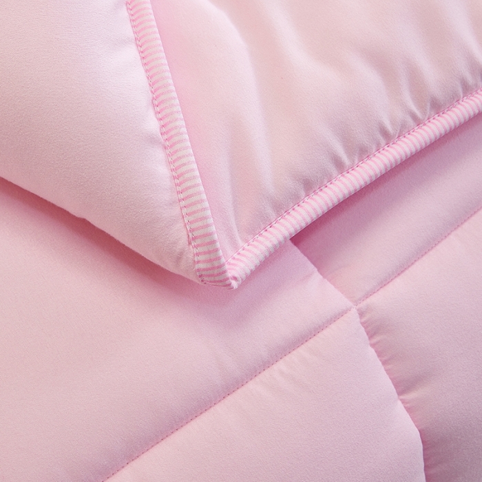 91家纺网 家纺一手货源 找家纺 欧雅搁 2025印花暖绒秋冬被春秋被子加厚被芯空调被学生宿舍 花寐-粉