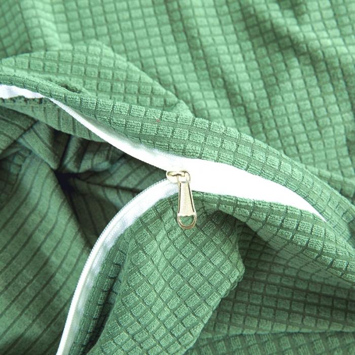 91家纺网 家纺一手货源 找家纺 弹力防泼水华夫格沙发床套 无扶手双人沙发床罩