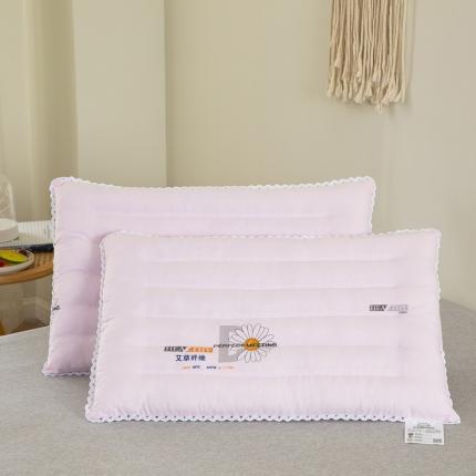 枕之坊 2021新款印花艾草低枕 粉色
