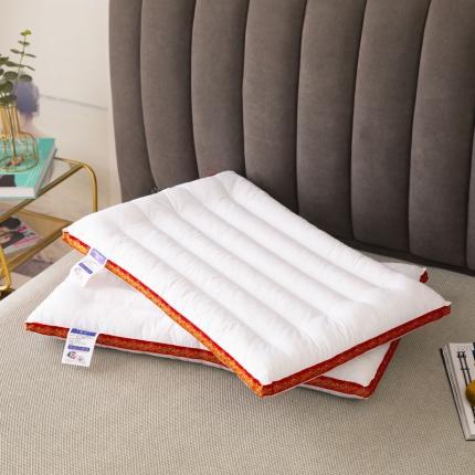 枕之坊 2021新款小蜜蜂减压低枕 红边