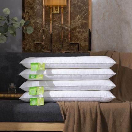 （总）枕之坊 2021新款全棉防霉抗菌低枕