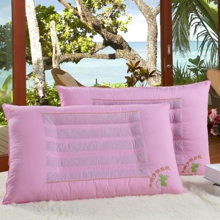 91家纺网 家纺一手货源 找家纺 枕之坊 2021新款角绣花定型枕 决明子明目枕红色