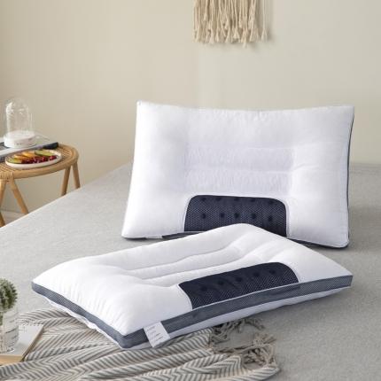 91家纺网 家纺一手货源 找家纺 （总）枕之坊 2023新款立体灰网决明子磁疗枕