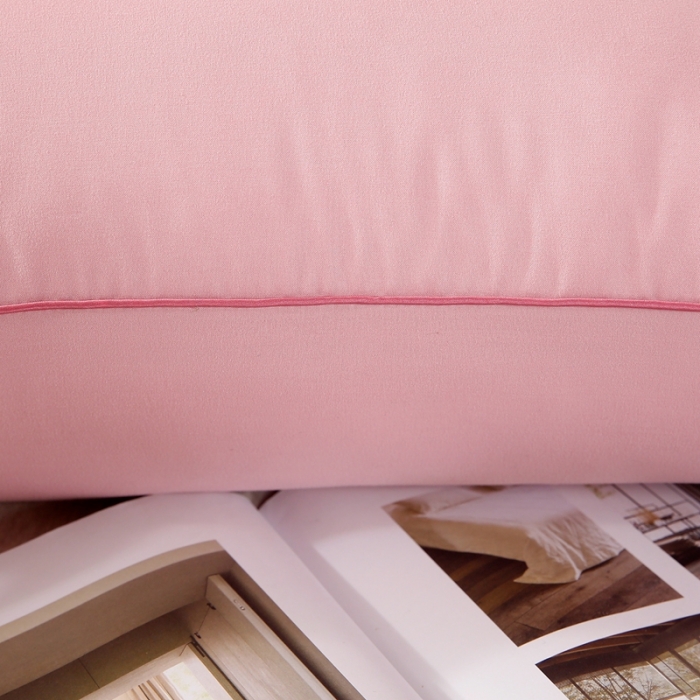 91家纺网 家纺一手货源 找家纺 天意美2021新款艾草薄荷抑菌护颈枕 艾草-粉