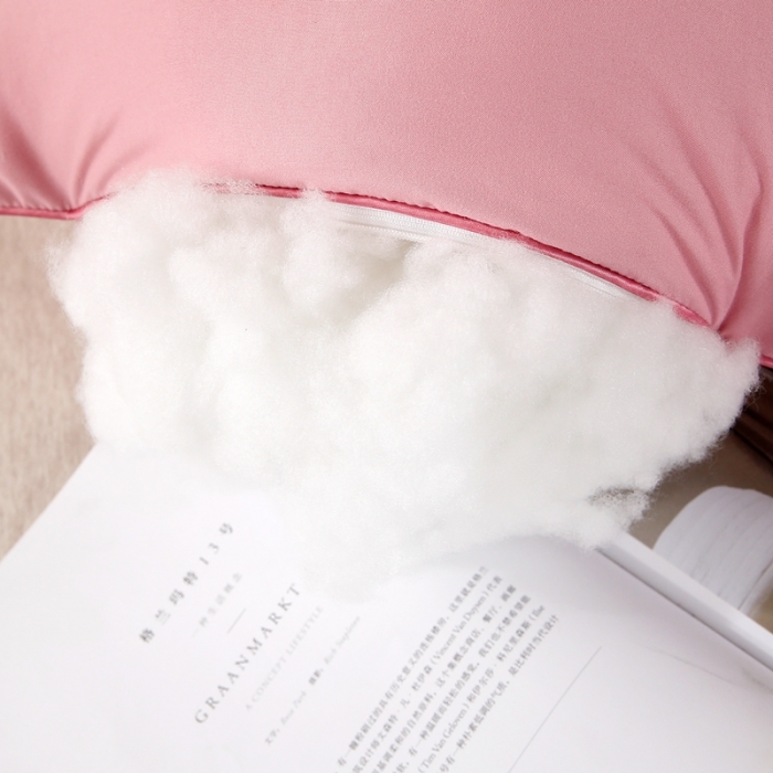 91家纺网 家纺一手货源 找家纺 天意美2021新款艾草薄荷抑菌护颈枕 薄荷-粉