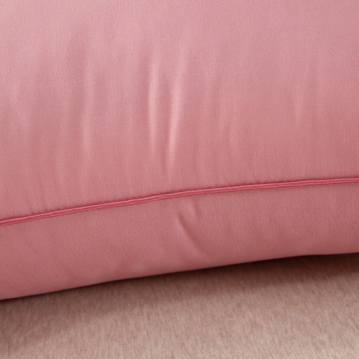 91家纺网 家纺一手货源 找家纺 天意美2021新款艾草薄荷抑菌护颈枕 薄荷-粉