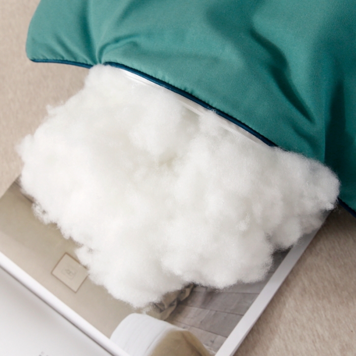 91家纺网 家纺一手货源 找家纺 天意美2021新款艾草薄荷抑菌护颈枕 薄荷-深蓝