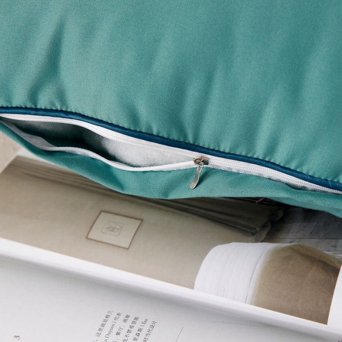 91家纺网 家纺一手货源 找家纺 天意美2021新款艾草薄荷抑菌护颈枕 薄荷-深蓝