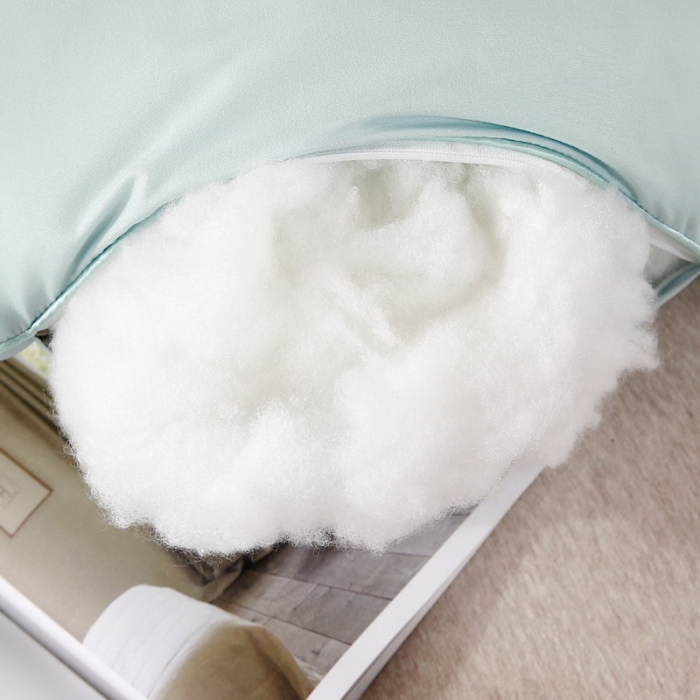 91家纺网 家纺一手货源 找家纺 天意美2021新款艾草薄荷抑菌护颈枕 薄荷-浅蓝