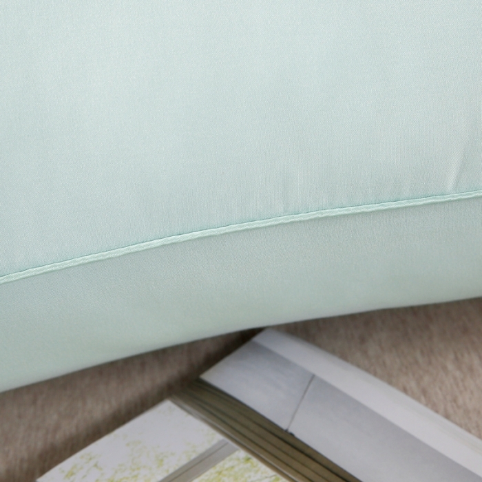 91家纺网 家纺一手货源 找家纺 天意美2021新款艾草薄荷抑菌护颈枕 薄荷-浅蓝