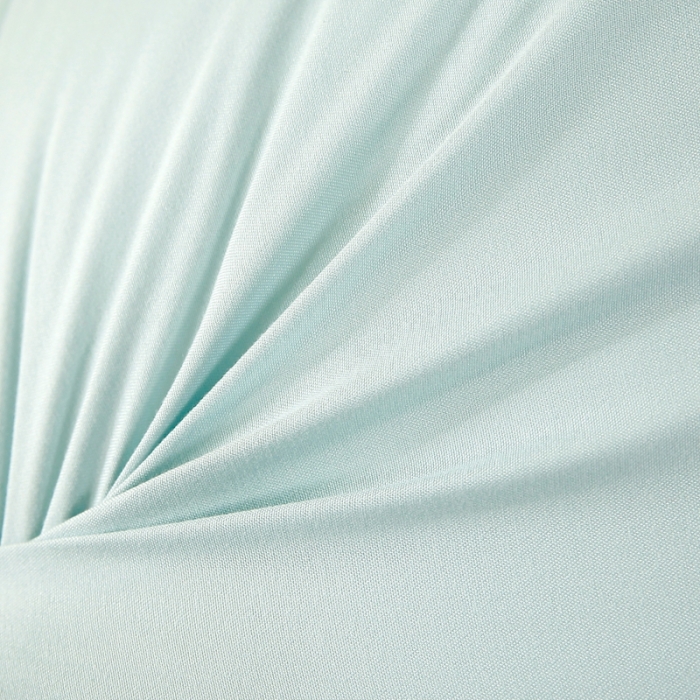 91家纺网 家纺一手货源 找家纺 天意美2021新款艾草薄荷抑菌护颈枕 薄荷-浅蓝