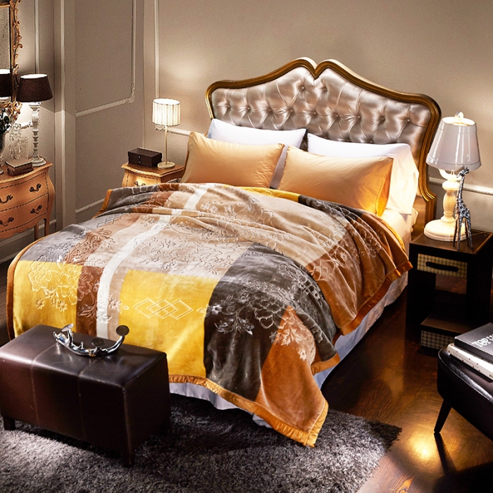 91家纺网 家纺一手货源 找家纺 （总）新月家纺2021新款水晶绒毛毯毯子