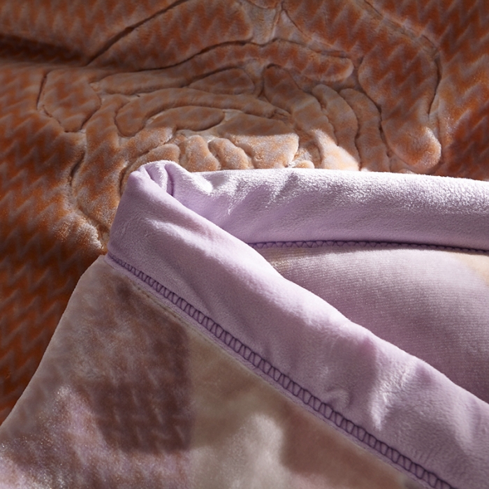 91家纺网 家纺一手货源 找家纺 新月家纺2021新款水晶绒毛毯毯子田园风情