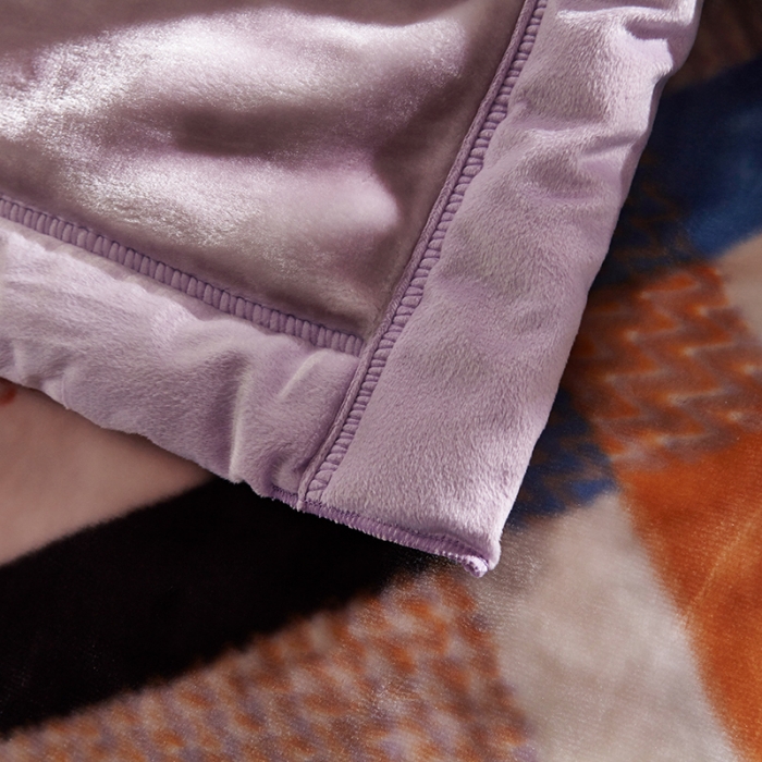 91家纺网 家纺一手货源 找家纺 新月家纺2021新款水晶绒毛毯毯子田园风情