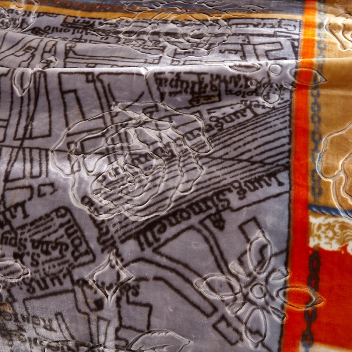 91家纺网 家纺一手货源 找家纺 新月家纺2021新款水晶绒毛毯毯子心灵之语