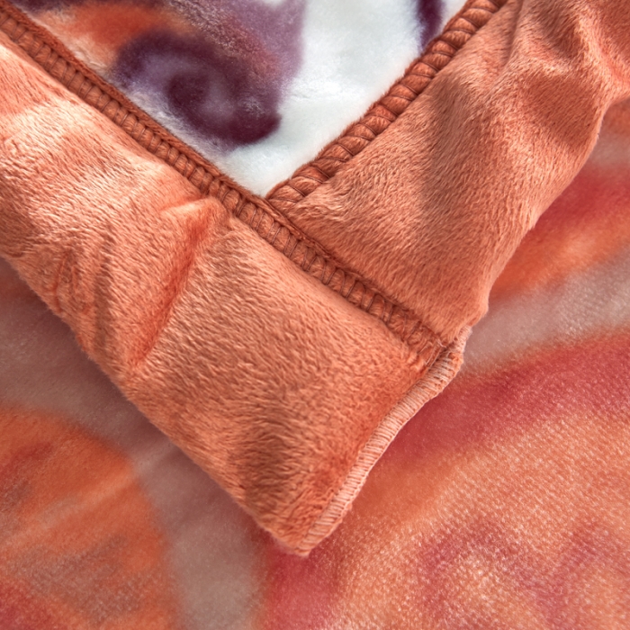 91家纺网 家纺一手货源 找家纺 新月家纺2021新款水晶绒毛毯毯子心心相印