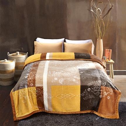 91家纺网 家纺一手货源 找家纺 新月家纺2021新款水晶绒毛毯毯子自由空间