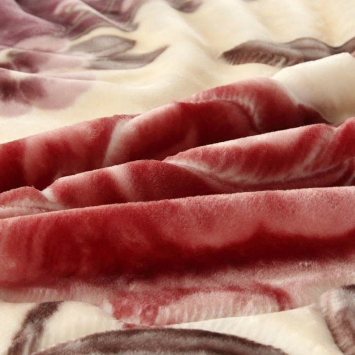 91家纺网 家纺一手货源 找家纺 新月家纺2021新款超柔毛毯210灰