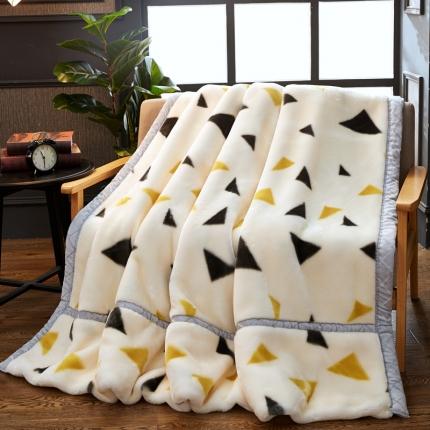 91家纺网 家纺一手货源 找家纺 新月家纺2021新款超柔毛毯269三角形