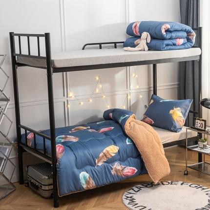 91家纺网 家纺一手货源 找家纺 (总）畅销被业 2024新款羊羔绒学生床冬被