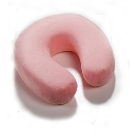 91家纺网 家纺一手货源 找家纺 枕之坊 2021新款记忆U型枕 粉色