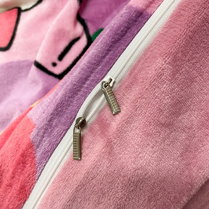 91家纺网 家纺一手货源 找家纺 芃成家纺 2021新款牛奶绒印花四件套 七彩花