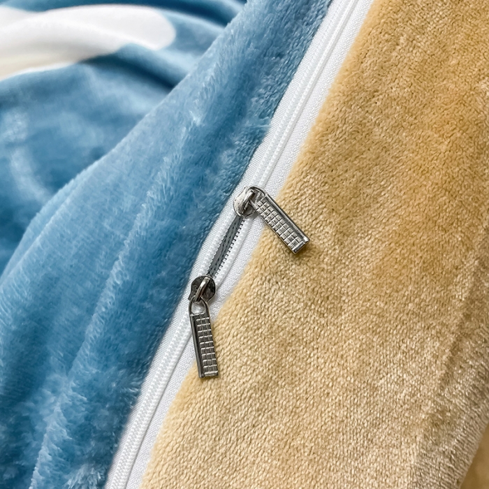 91家纺网 家纺一手货源 找家纺 芃成家纺 2021新款牛奶绒印花四件套 星辰恋