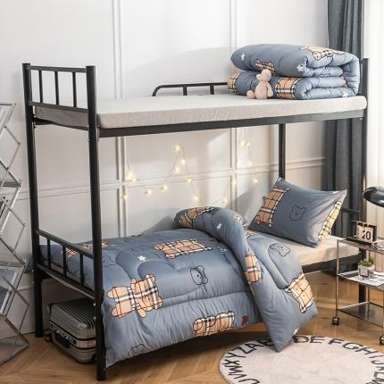 91家纺网 家纺一手货源 找家纺 畅销被业 2024新款芦荟棉学生床冬被 元气小熊