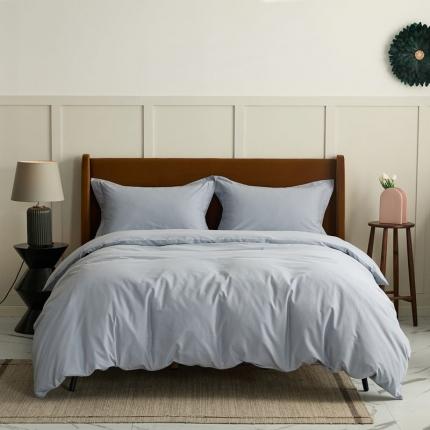 91家纺网 家纺一手货源 找家纺 （总）涞澳 2021新款50磨绒纯色四件套风格一