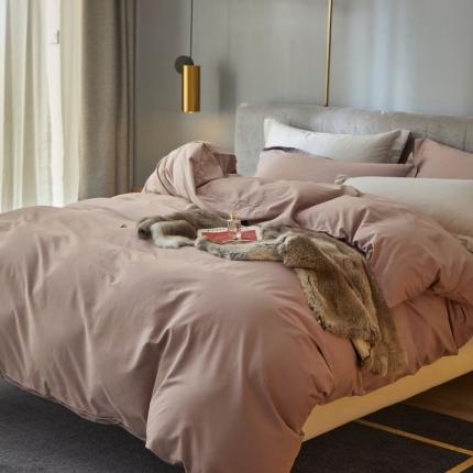 91家纺网 家纺一手货源 找家纺 （总）涞澳 2021新款50磨绒纯色四件套风格二