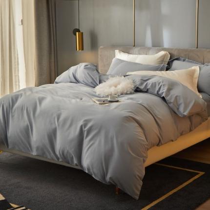 91家纺网 家纺一手货源 找家纺 （总）涞澳 2021新款50磨绒纯色四件套风格二