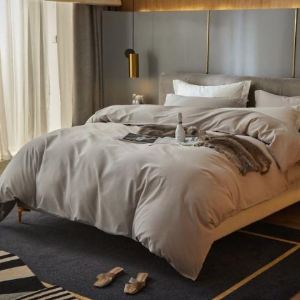 91家纺网 家纺一手货源 找家纺 （总）涞澳 2021新款50磨绒纯色四件套风格二