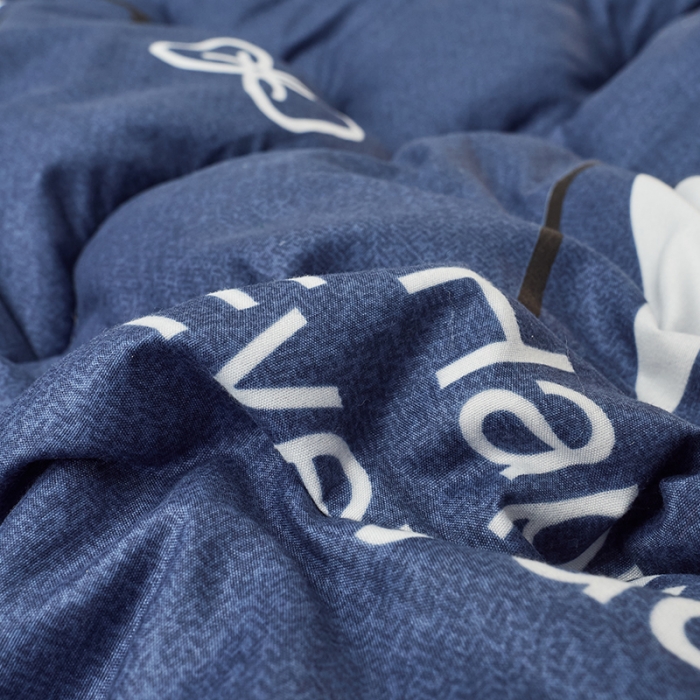 91家纺网 家纺一手货源 找家纺 畅销被业 2024新款羊羔绒学生床冬被 兔兔-蓝