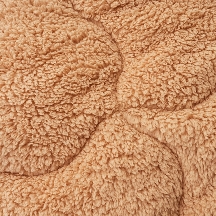 91家纺网 家纺一手货源 找家纺 畅销被业 2024新款羊羔绒学生床冬被 驼色