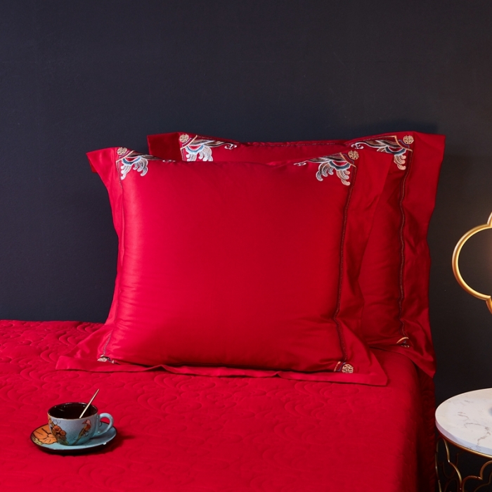 91家纺网 家纺一手货源 找家纺 (总) 高大尚 2021新款60支长绒棉婚庆多件套-浪漫约定