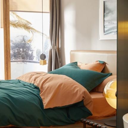 91家纺网 家纺一手货源 找家纺 （总）涞澳 2021新款50磨绒双拼四件套