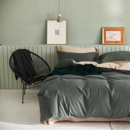 91家纺网 家纺一手货源 找家纺 （总）涞澳 2021新款50磨绒双拼四件套