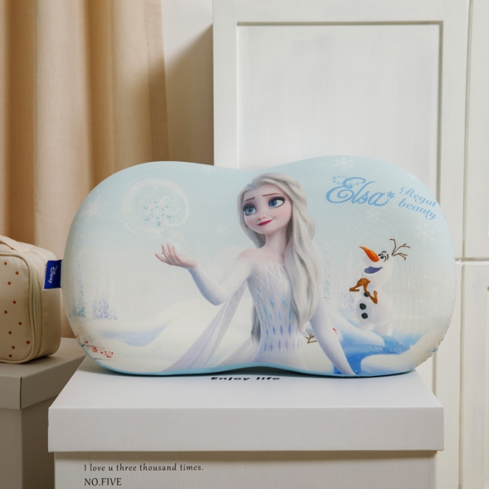 91家纺网 家纺一手货源 找家纺 迪士尼太空记忆枕猫肚皮记忆棉枕3555cm只 艾莎