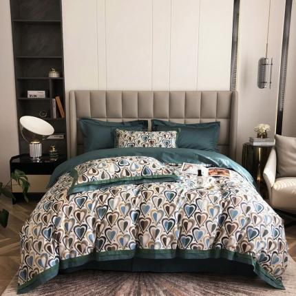 91家纺网 家纺一手货源 找家纺 （总）涞澳 2021新款100支数码印花四件套