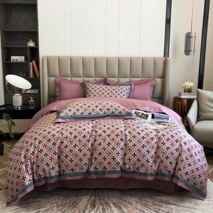 91家纺网 家纺一手货源 找家纺 （总）涞澳 2021新款100支数码印花四件套