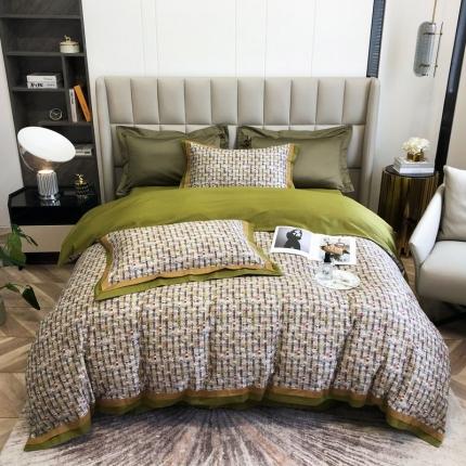 91家纺网 家纺一手货源 找家纺 （总）涞澳 2021新款100支数码印花四件套