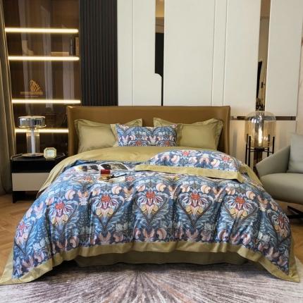 91家纺网 家纺一手货源 找家纺 （总）涞澳 2021新款100支数码印花四件套